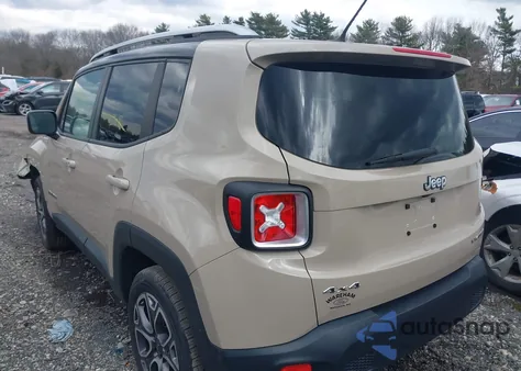 2016 Jeep Renegade Limited from USA, damaged, VIN ZACCJBDT1GPC67646